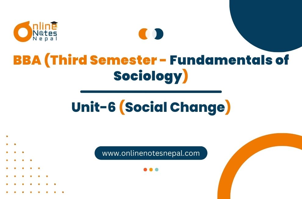 Unit 6: Social Change